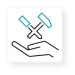 Icon Handveredelt gerahmt Icon – handveredelt