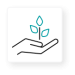 Icon Nachhaltigkeit gerahmt Icon – nachhaltig